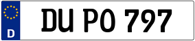 Truck License Plate